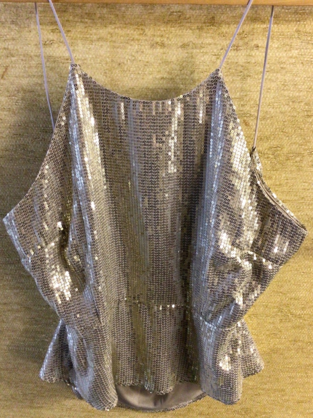 New with tag never worn gold shimmery dressy top size medium